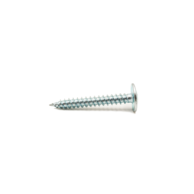 Vis autotaraudeuse à tête cruciforme Phillips drive zinguée blanc bule
