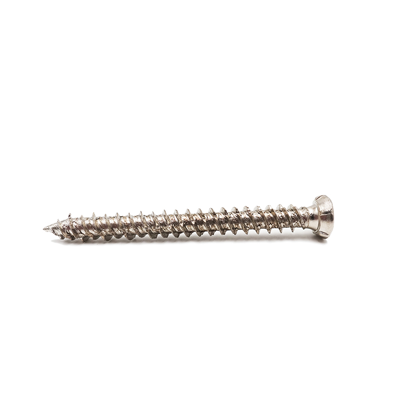 Vis torx à tête fraisée plate autotaraudeuse nickelée jaune avec traits de coupe